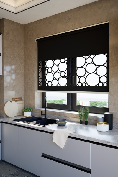 Genel Markalar Lazer Kesim Mat Stor Perde, Lazer Kesimli Klasik Serisi, C-500...