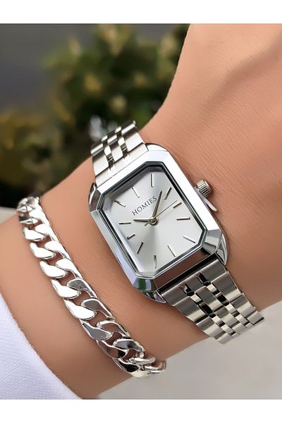 Homies Original Invoice Waterproof Women's Wrist Watch with Bracelet Gift
