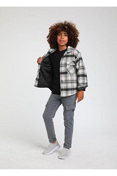 Jack Lions Jachetă cămașă matlasată în carouri pentru băiat