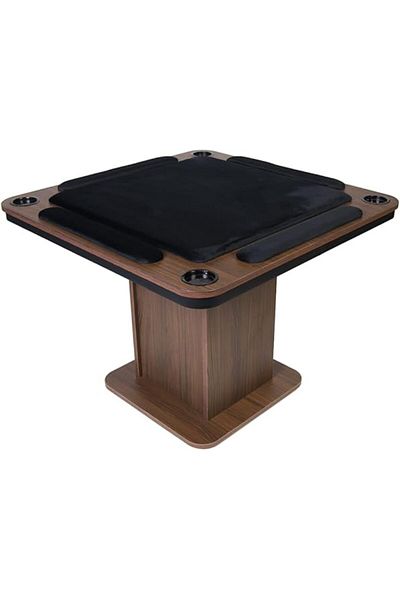 ALBADER Big Wooden Ploot Play Cards Game Table Large Size, Wood Baloot Table Large 95 * 95 * 76 CM