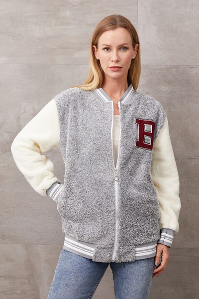 DPARİS Embroidered Plush Jacket
