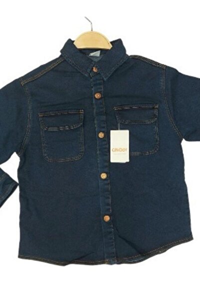 Çikoby Boy's Comfortable Fit Soft Textured Buttoned Jacket