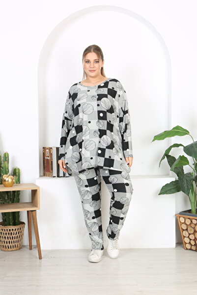 XL Modam Lower and Upper Patterned Lycra Set