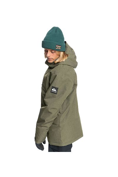 Quiksilver Mission Solid Jk Men's Green Snowboard Jacket Men's Snowboard Jacket