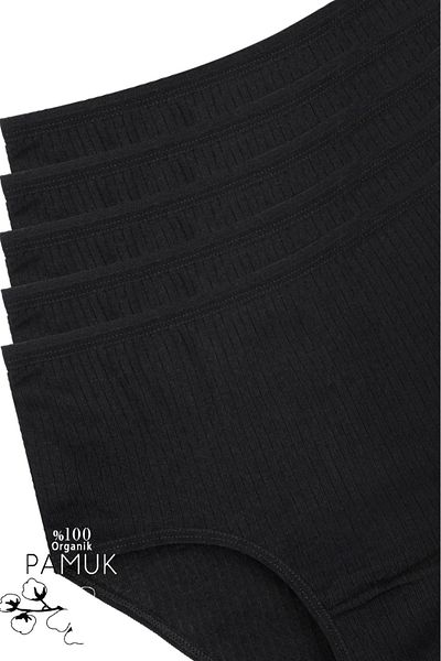 NARIYA High Waist Wide Panties - 5-Piece 100% Cotton Large Size Comfortable Sweat-Absorbent Bato Laundry