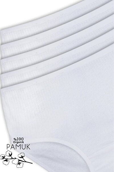 NARIYA Ψηλόμεσο φαρδύ εσώρουχο - 5 τεμάχια 5 τεμαχίων 100% βαμβάκι Plus Size Άνετο Απομακρυσμένο Ιδρώτα Bato Laundry