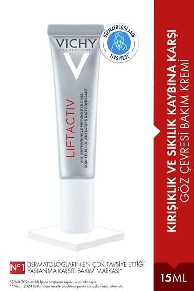 Vichy LİFTACTİV-KIRIŞIKLIK KARŞITI,NEMLENDİRİCİ YATIŞTIRICI GÖZ BAKIM KREMİ-15ML Passi.4821