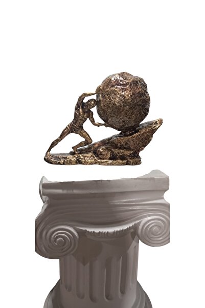 Asis Art Galery Mitolojik Kral Cezalı Sisyphus Biblosu ( Sisifos )