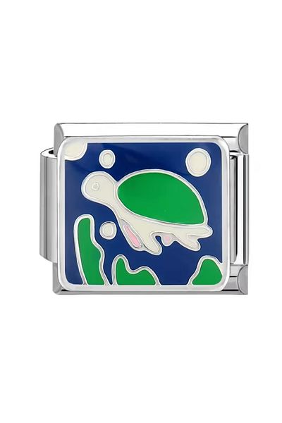 RoseCo00 Italian Steel Bracelet Charm