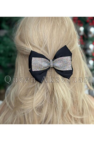 QUEEN AKSESUAR Імпортна розкішна французька кришталева каменем покрита чорна ...