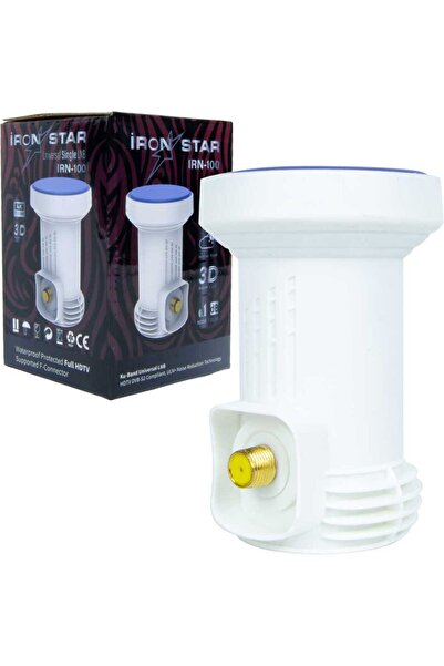 IRONSTAR UNIVERSAL A KALİTE SINGLE TEKLİ LNB (ALTIN UÇLU)(YÜKSEK SİNYAL İÇİN ...