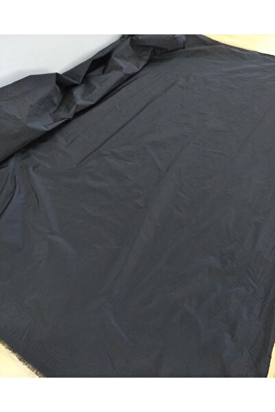 Kumaş Parça تافيتا منسوج باللون الأسود (العرض 150 سم × الطول 150 سم)