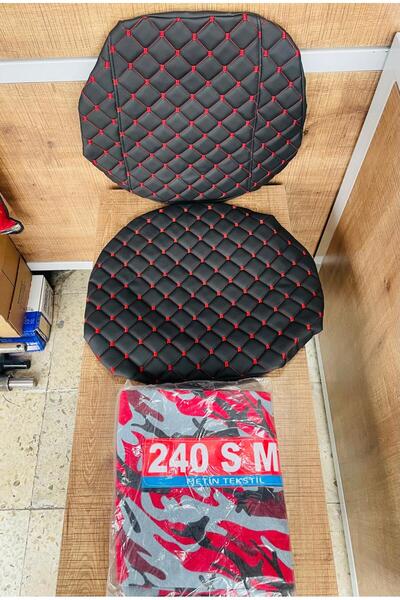 metingiyim MASSEY FERGUSON 240 KIRMIZI DESENLİ ASKERİ BRANDA KOLTUK KILIFI HE...