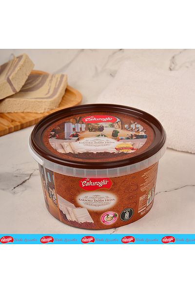 Öz Çakıroğlu Tahini Halva with Cocoa Without Gluten 1400 g