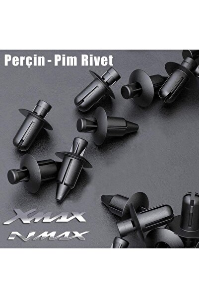 YSGMOTOPARTS Nmax Xmax Grenaj Perçin Rivet Pim Plastik Vida Seti 10 Adet