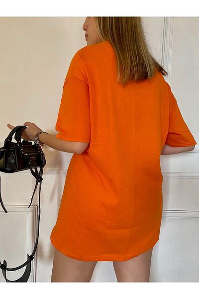 New Shine Unisex μονόχρωμο μπλουζάκι Basic Oversize βαμβακερό πλεκτό κοντομάνικο φαρδύ μπλουζάκι