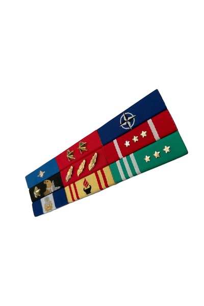 kho military design 9'lu Şerit Rozet Modeli