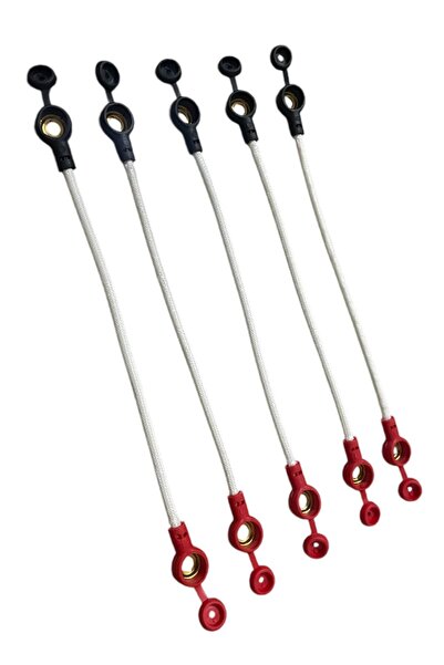 Genel Markalar Elektrikli Bisiklet Akü Bağlantı Kablosu Kapaklı 5 Li ( 25 Cm )