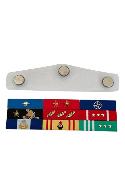 kho military design 9'lu Şerit Rozet Modeli