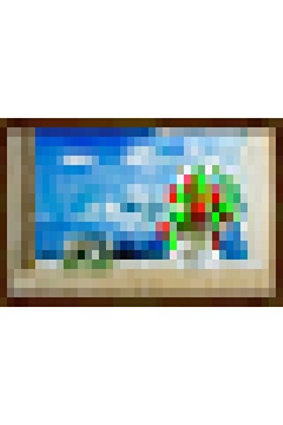 Universal Minecraft Boyama Deniz Tablo Ahşap Poster Dekoratif