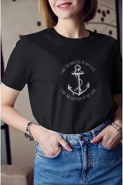 New Shine Δώρο 1 μπλουζάκι για αγορές 6 και άνω στο καλάθι - Γυναικείο μπλουζάκι με στάμπα με σκάφος