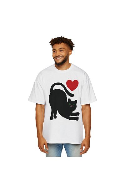 New Shine Tricou oversize Boyfriend, unisex, bumbac, negru