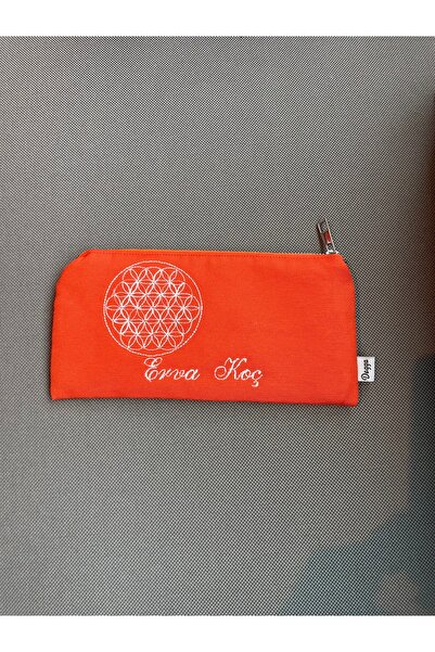 dogga design Turuncu cüzdan isme özel bereket cüzdanı