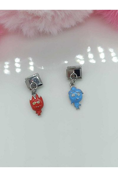 ilvesa shop Italian Bracelet Charm - Fever and Water Detailed