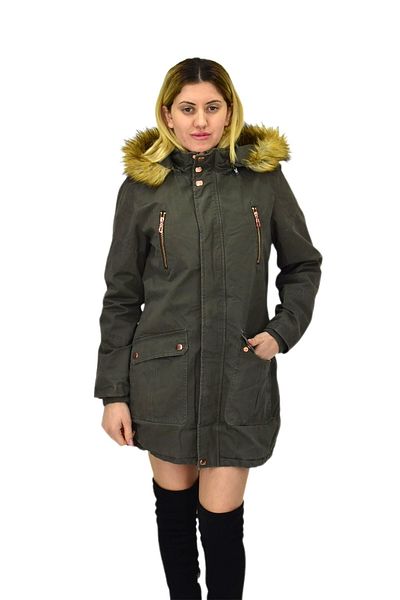 DYNAMO Plus Size Sports Parka - Canvas Hood, M5300 Bgl-St03987