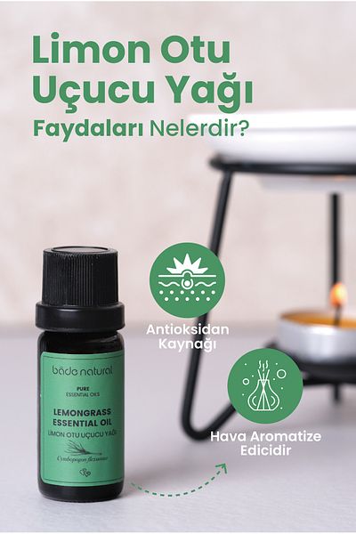 Bade Natural 10 ml 100% Pure Lemongrass Essential Oil