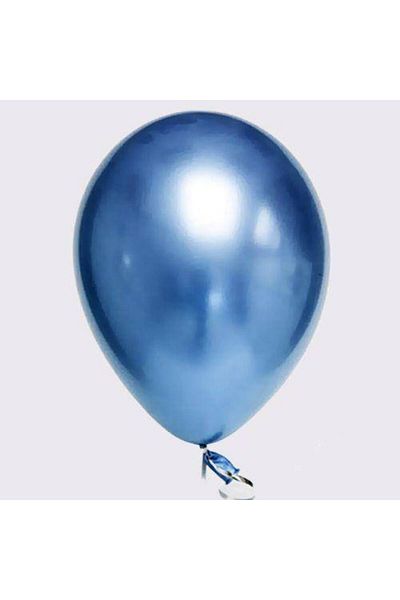 Parti Dükkanım Blue Chrome Balloon 5 Pieces (30 Cm)