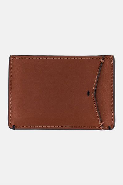 Fossil Men Brand Logo Card Case 7 H x 10 L x 1 W cm, Brown