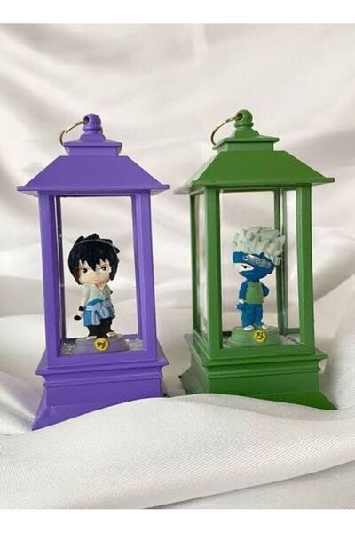 Genel Markalar Anime Naruto Figürlü Fener Temalı Işıklı Kar Küresi - Gece Lambası