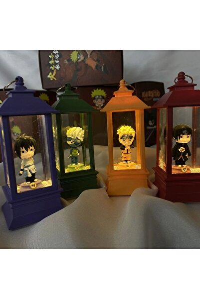 Genel Markalar Anime Naruto Figürlü Fener Temalı Işıklı Kar Küresi - Gece Lambası