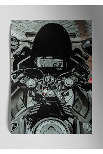 DekorHane Pictură de perete cu imprimare metalică - Yamaha R25