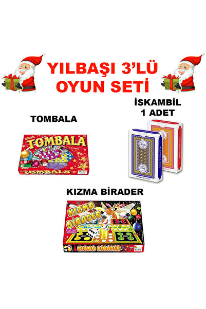 OYUNKAFASI YILBAŞI 3'LÜ OYUN SETİ ( TOMBALA-KIZMA BİRADER-SKAMBİL)