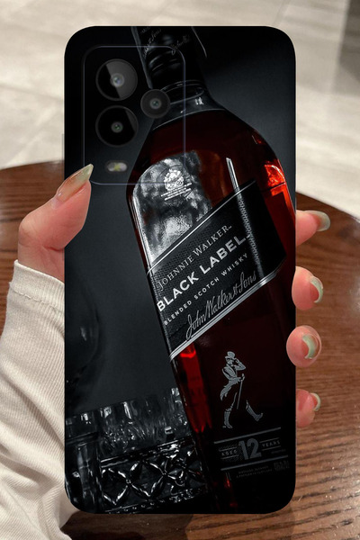 General Mobile GM 24 Pro Alkol Şişesi Desenli Kamera Korumalı HD Baskılı Sili...