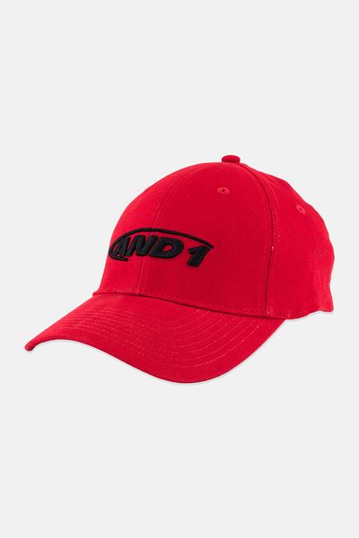 AND1 Men Brand Logo Cap, Red