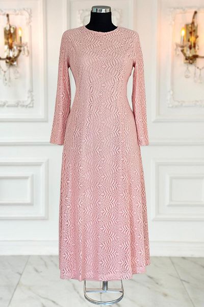 Amine Hüma Φόρεμα Leafset Salmon