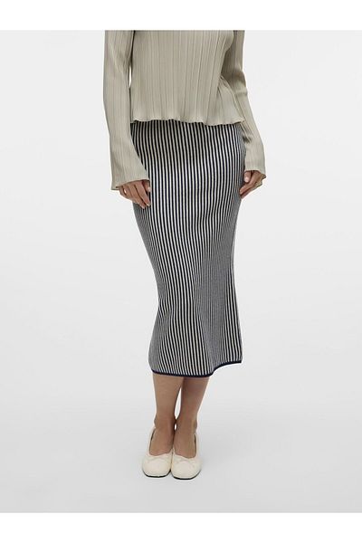 Vero Moda Bleistiftrock VMGOLD Hohe Taille Midirock