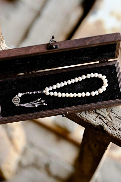 dergah tesbih Kişiye Özel İsimli Hediyelik Gümüş Tasarım İnci Tesbih