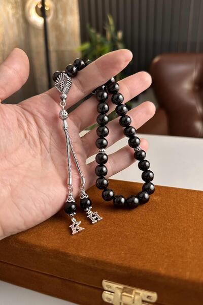 dergah tesbih Буквений дизайн Срібний чотки з каменю Олту