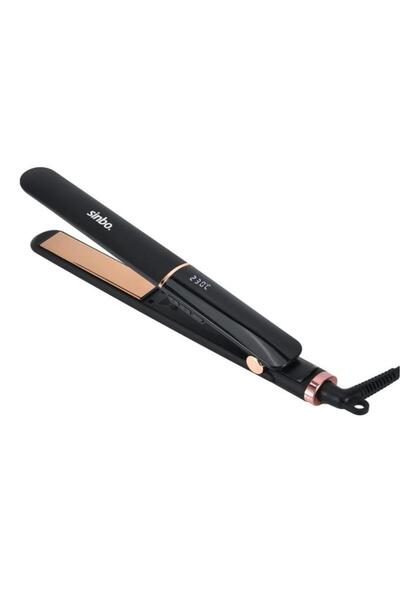 Sinbo Shd-1710 Heat Adjustable Digital Hair Straightener Tongs Black