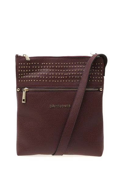 David Jones Kadın Omuz Çantası - Bordo
