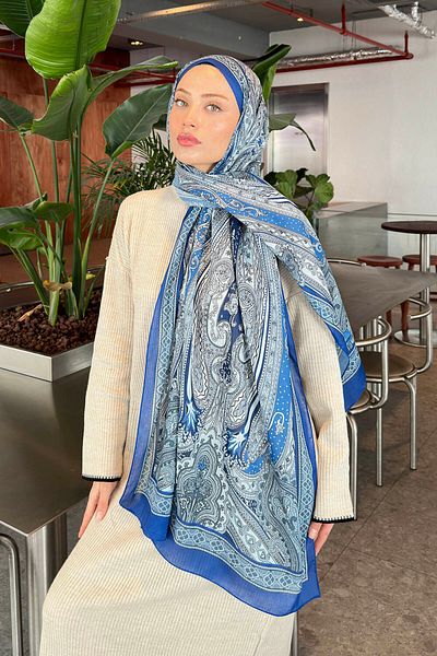 lamelif.com شال قطني بنمط ريترو