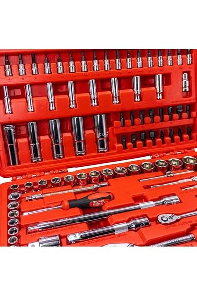 CETA FORM Form C20-96Ph2 1/4'' 1/2'' 6 Corner Socket Wrench Set 96 Pieces - C20-96Ph2