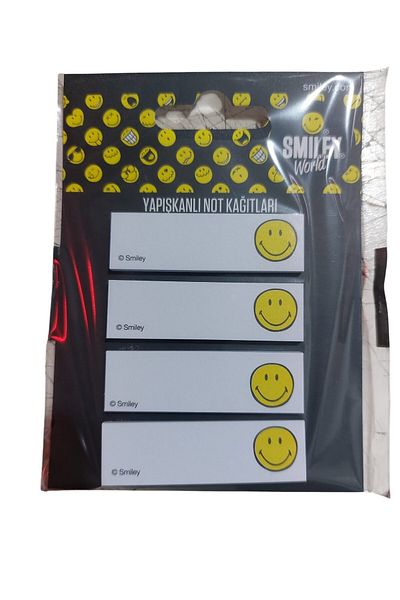 GENC DIJITAL BASKI Smiley World 25 Yp 4 Pieces Distress