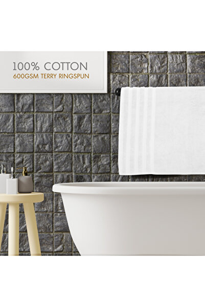 Hotel Linen Klub 600-GSM Cotton Terry Bath Towel Set - Soft & Highly Absorbent, Quick-Dry