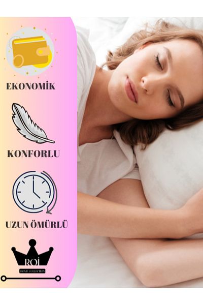 kenan GÜVEN TEKSTİL 5 Pcs 1000 Grams of Beads Silicone Filled 50X70 Comfort Cushion Suitable for Daily Dowry