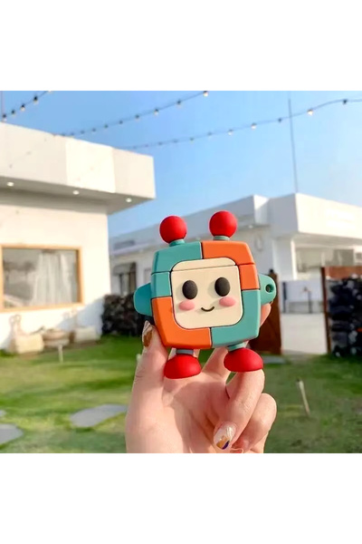 Blackmark 3. Generation Compatible Cute Colorful Robot Figured Anti-Knock Earphone Protection Case